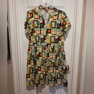 Bernie Dexter Kelly Dress Mod Retro